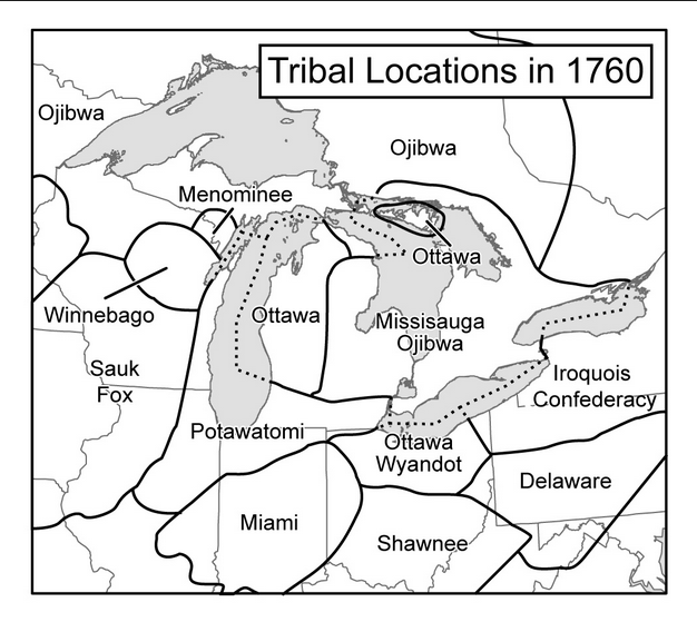 Ohio Native American Tribes Map - Maping Resources